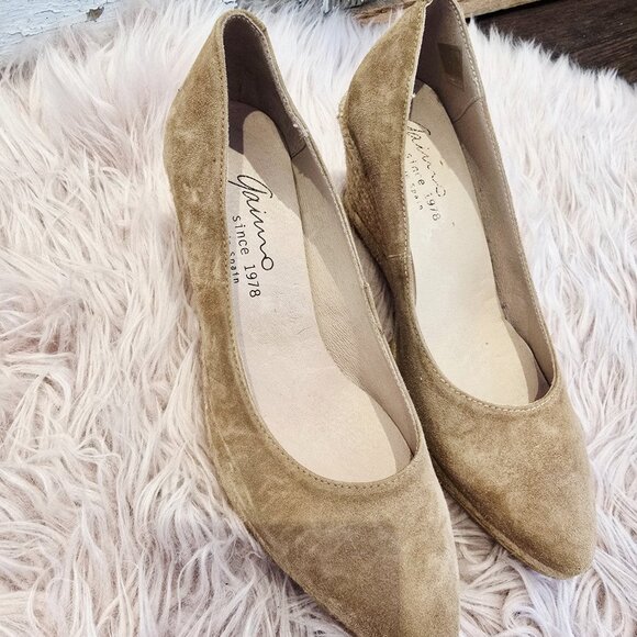 GIAMO LEATHER WEDGES - Picture 2 of 2